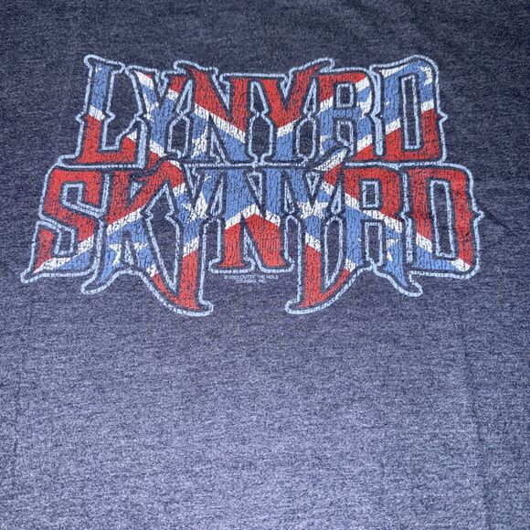 Vintage Lynyrd Skynyrd Ringer T-Shirt Made in USA Large 70s 80s Southern Rock - Picture 4 of 7